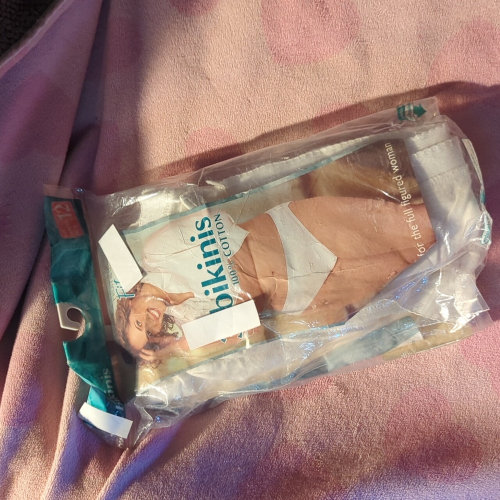 2 New Plus Size12 Bikinis Cotton Just My Size